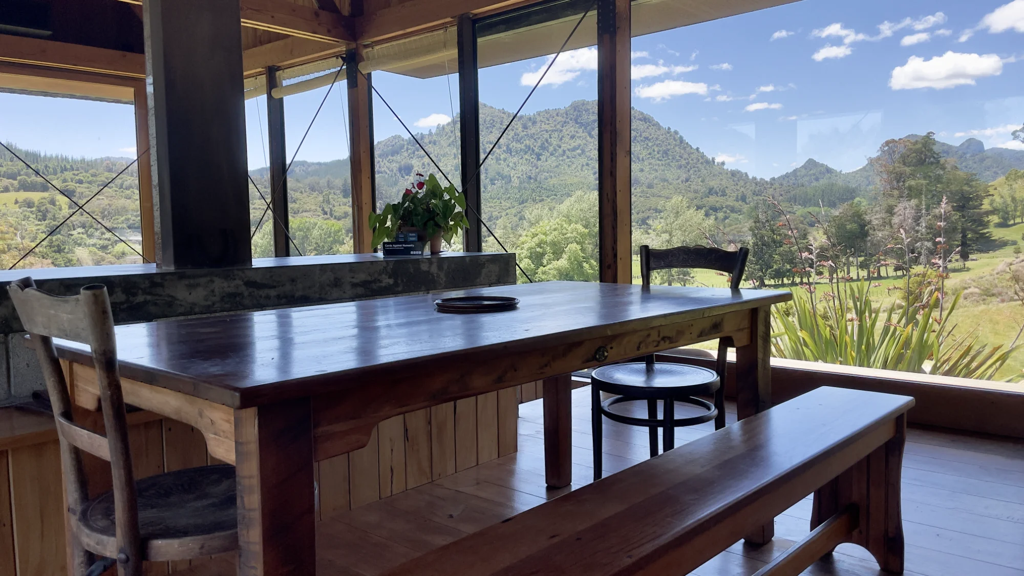 Iron-Clad House - misty valley morning