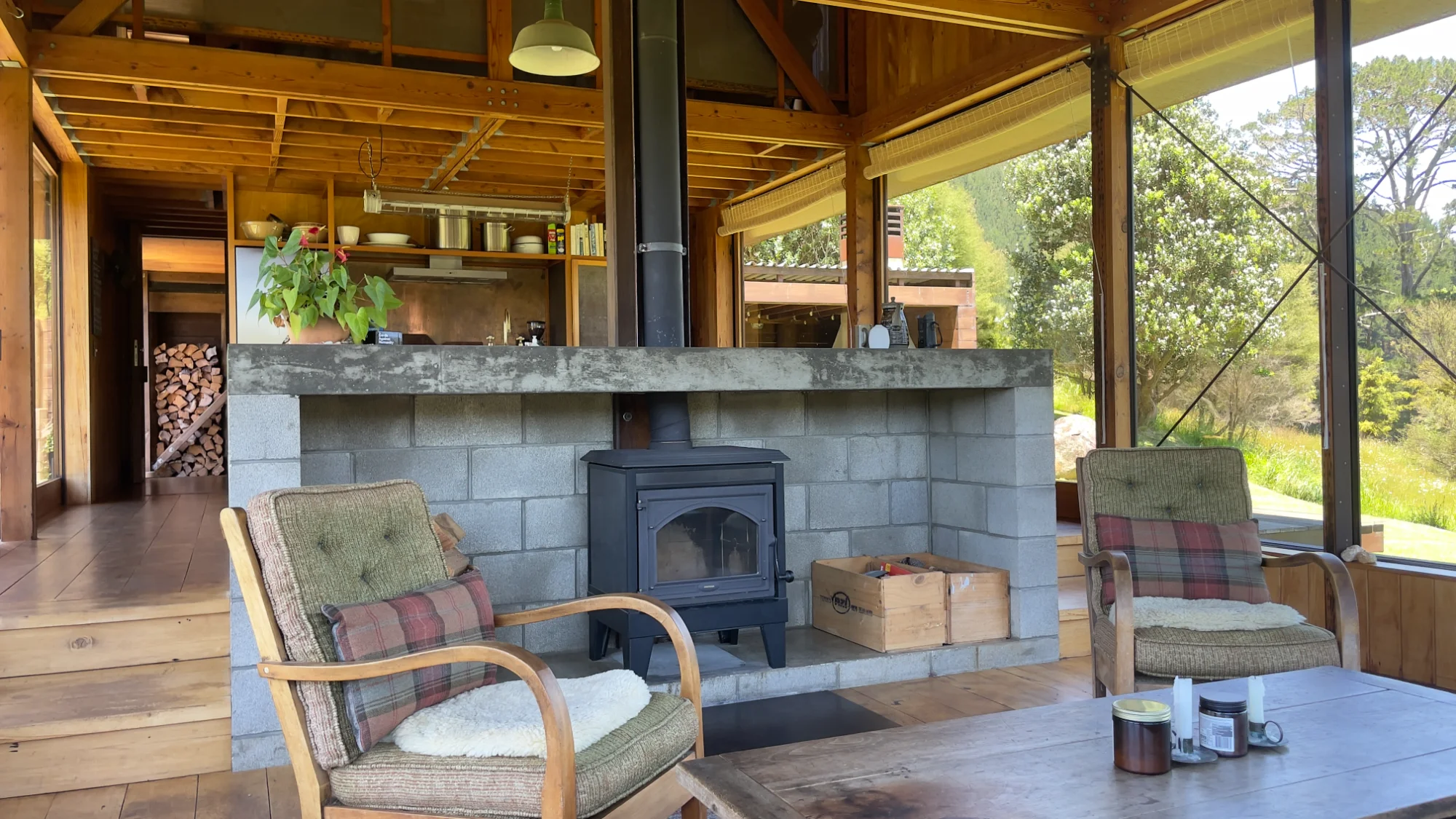 Iron-Clad House - dining area with mountain views