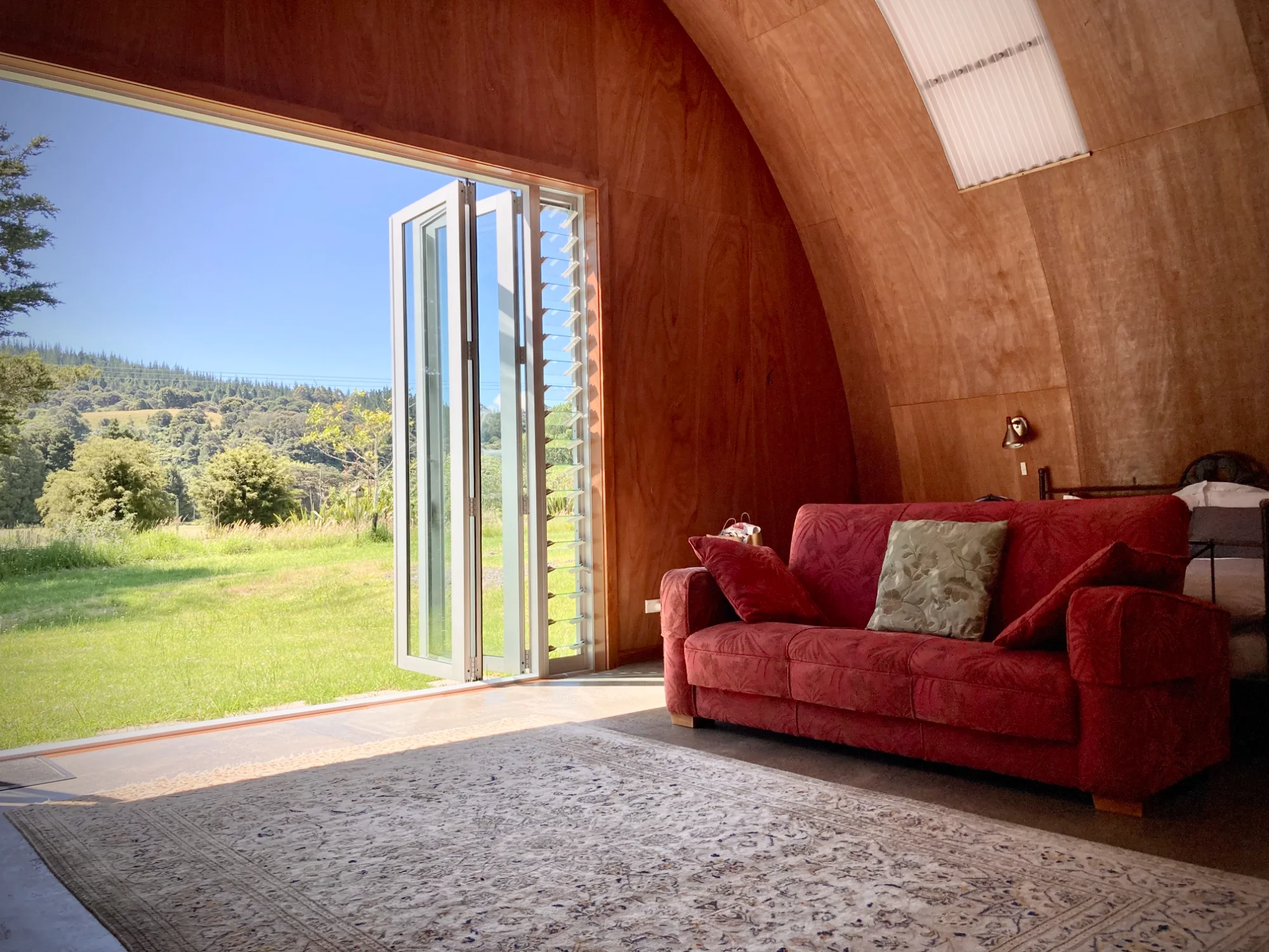 Barn Bunker - cozy living area